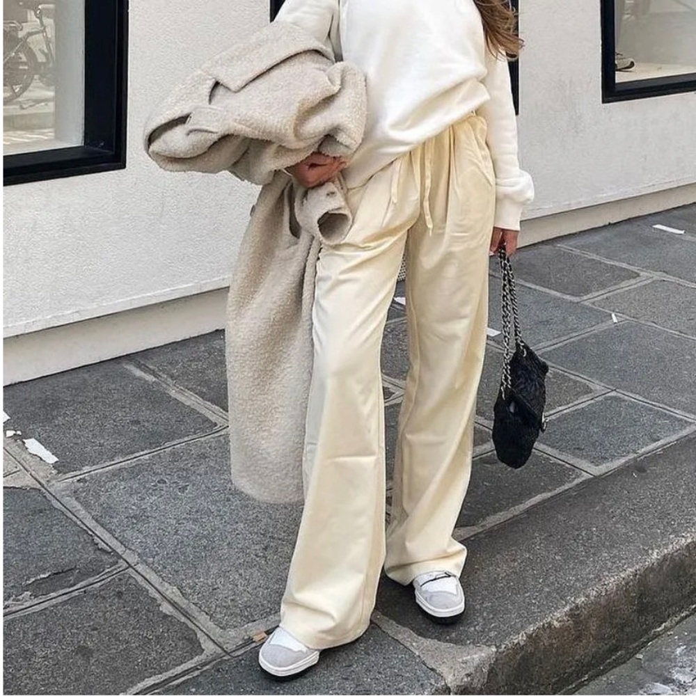 Beige trousers from NA-KD